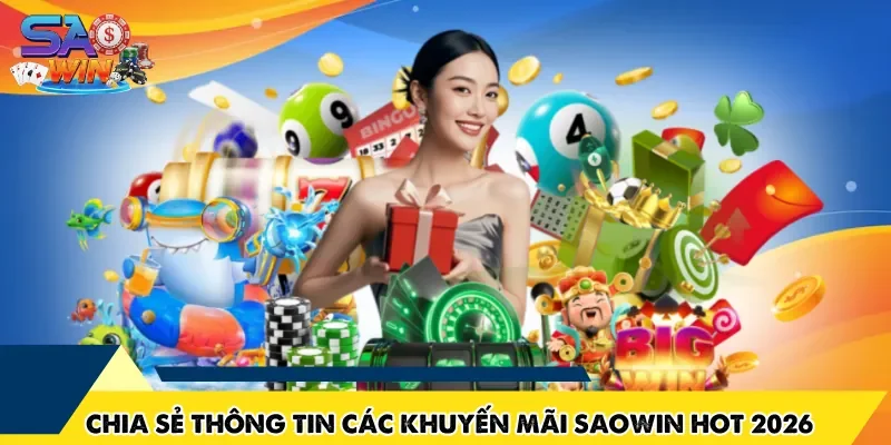 Chia sẻ thông tin các khuyến mãi SAOWIN hot trong 2026