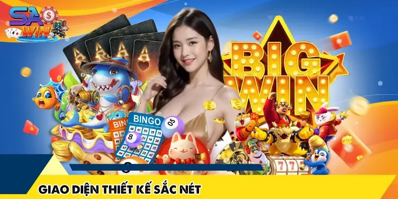 Giao diện thiết kế sắc nét
